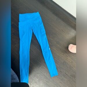 blue lululemon leggings